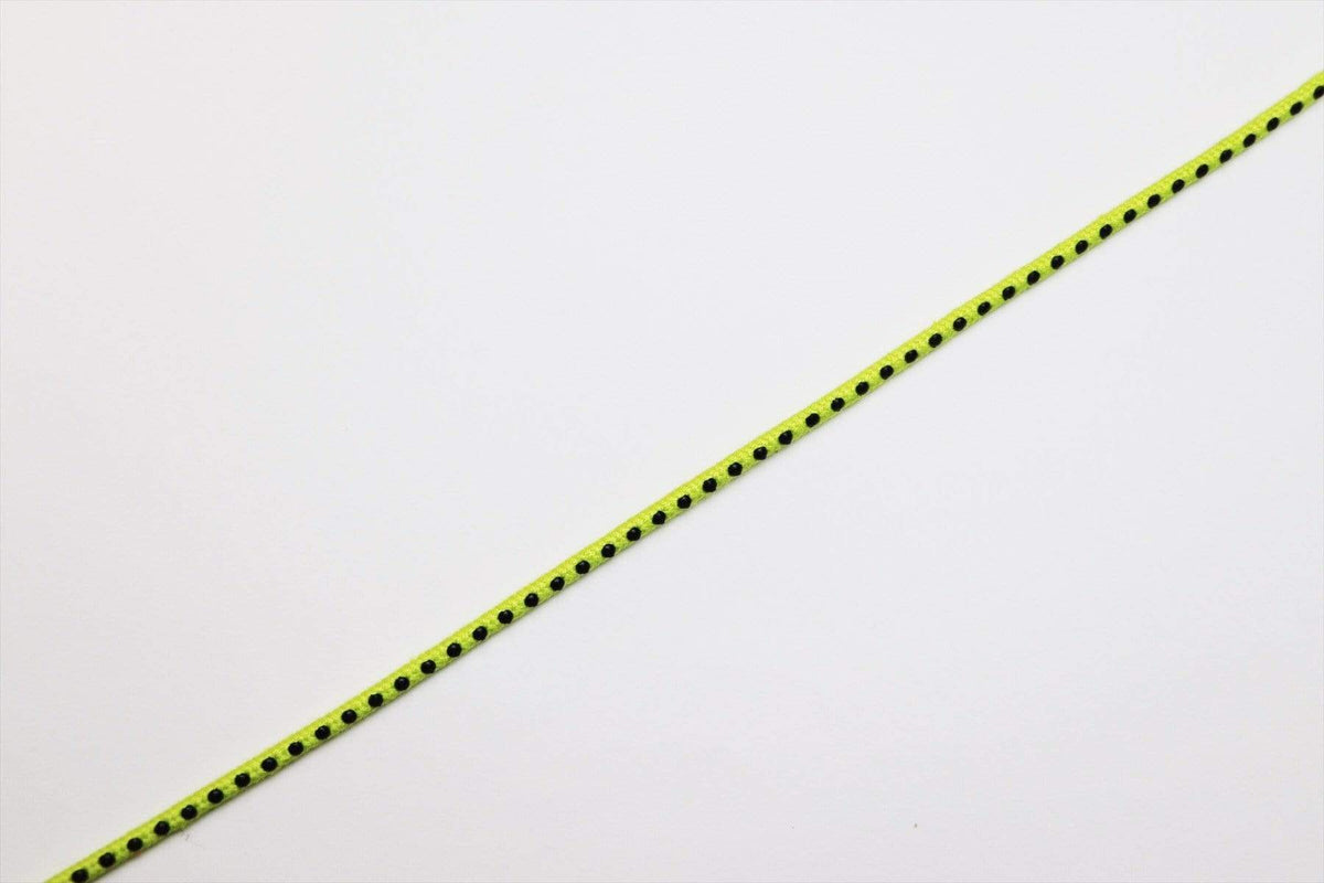 Firethreads Stringing Supplies 33&quot; / Lime Dotted Firethreads Rubberized Tipped Shooting Cord from Lacrosse Fanatic