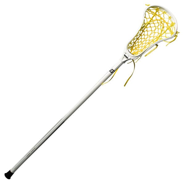 Gait Womens Complete Sticks White/Yellow Gait Air 2 Flex Mesh Complete Women&#39;s Lacrosse Stick from Lacrosse Fanatic