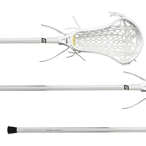 Gait Womens Complete Sticks White Gait Draw Draw Pocket Complete Women&#39;s Lacrosse Stick from Lacrosse Fanatic