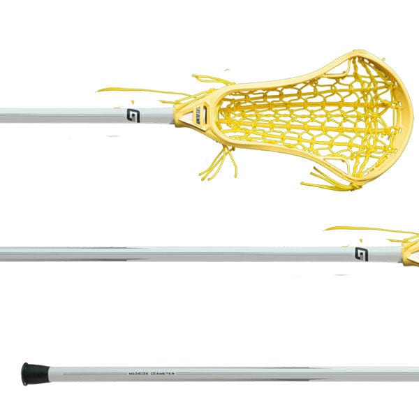 Gait Womens Complete Sticks Yellow Gait Draw Draw Pocket Complete Women&#39;s Lacrosse Stick from Lacrosse Fanatic
