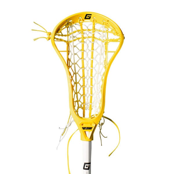 Gait Womens Heads Yellow Gait Draw-M Pocket Strung Women&#39;s Lacrosse Head from Lacrosse Fanatic