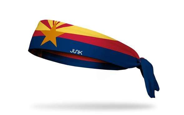 Junk Brands Headwear Accessories Blue JUNK Brands Arizona Flag Tie On Headband from Lacrosse Fanatic