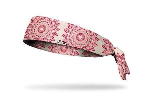 Junk Brands Headwear Accessories White/Pink JUNK Brands Mandala Tie On Headband from Lacrosse Fanatic