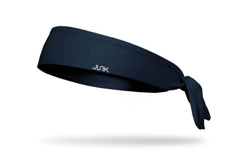 Junk Brands Headwear Accessories JUNK Brands Navy Solid Color Flex Tie Headband from Lacrosse Fanatic