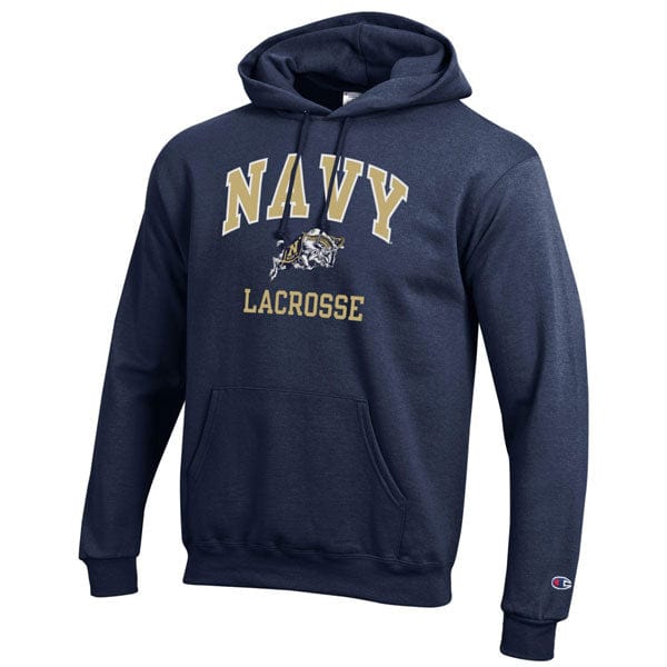 Lacrosse Fanatic Shirts Navy Lacrosse College Hoodie from Lacrosse Fanatic