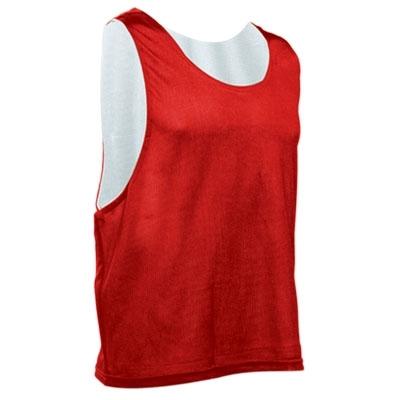 Lacrosse Fanatic  Uniforms Red/White / L/XL Mens Reversible Practice Pinnie from Lacrosse Fanatic