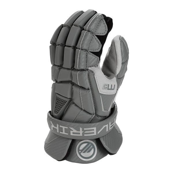 Maverik Gloves Grey / Small 10&quot; Maverik M5 Mens Lacrosse Glove - 2023 from Lacrosse Fanatic