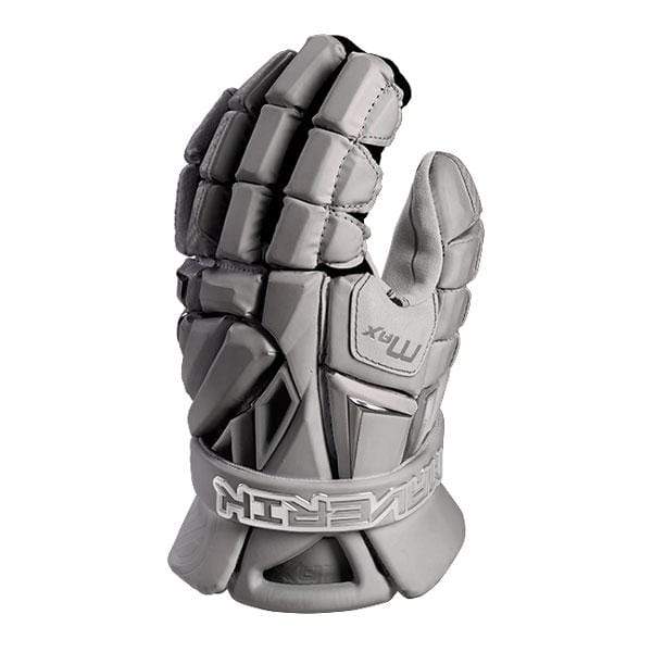 Maverik Gloves Extra Large 14&quot; / Grey Maverik MAX Lacrosse Glove 2022 from Lacrosse Fanatic