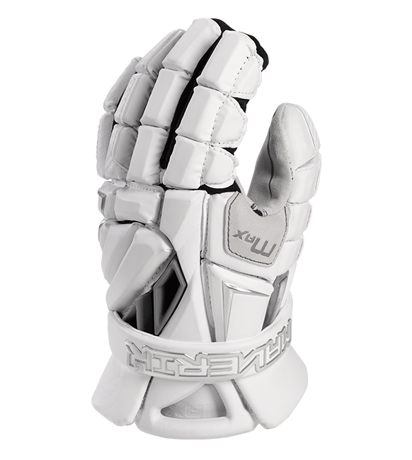 Maverik Gloves Extra Large 14&quot; / White Maverik MAX Lacrosse Glove 2022 from Lacrosse Fanatic