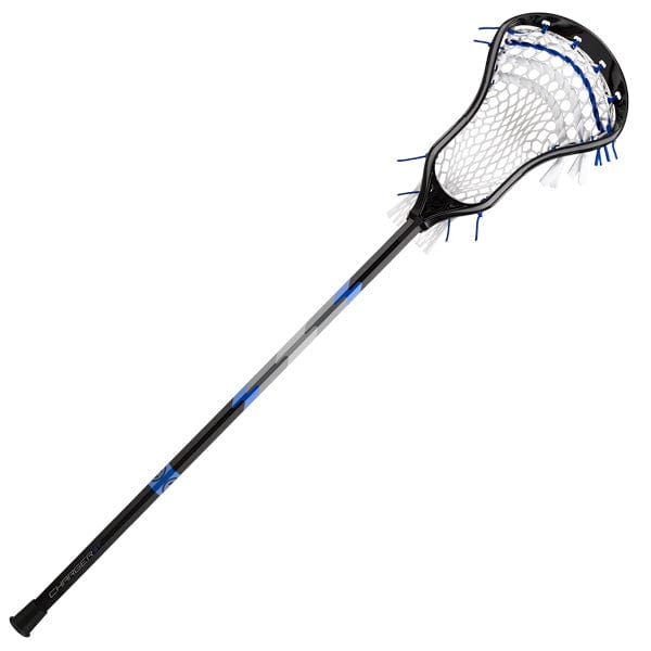 Maverik Mens Complete Sticks Black/Blue Maverik Charger Complete Mens Lacrosse Stick from Lacrosse Fanatic