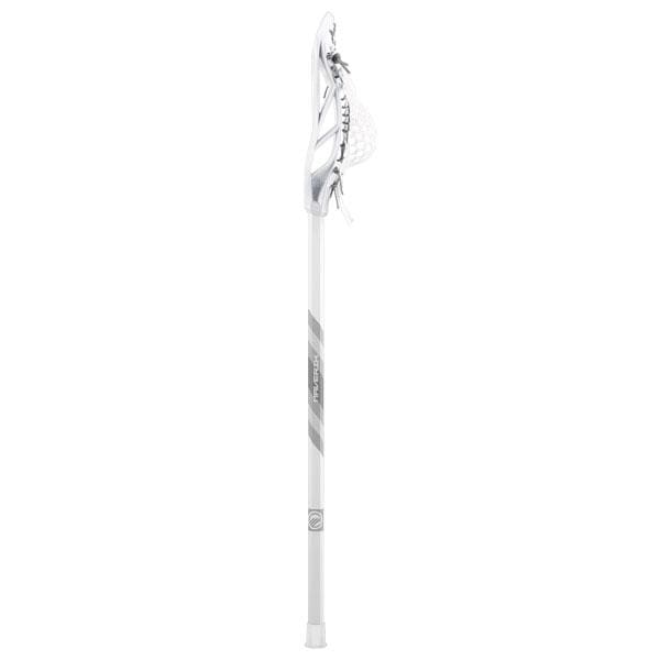 Maverik Mens Complete Sticks White/Grey Maverik Charger Complete Mens Lacrosse Stick from Lacrosse Fanatic
