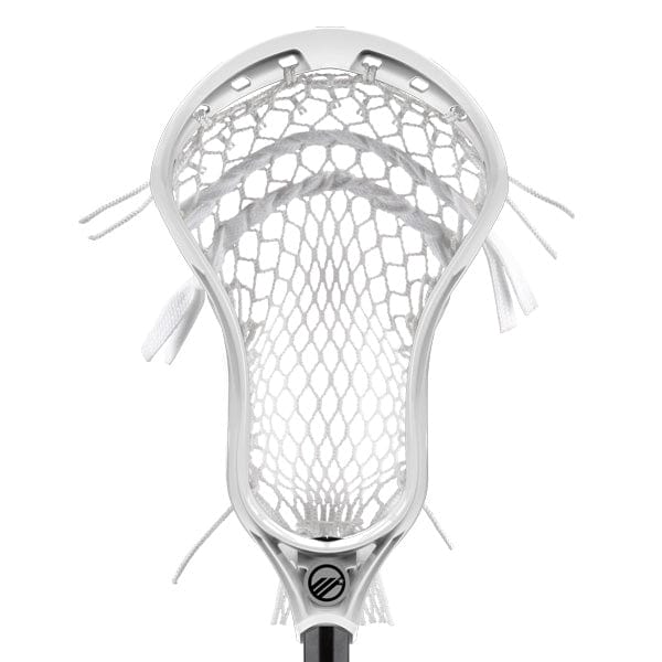 Maverik Mens Heads White Maverik Tactik 3.0 Factory Strung Mens Lacrosse Head from Lacrosse Fanatic