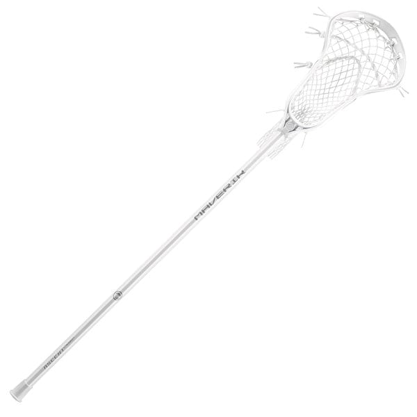 Maverik Womens Complete Sticks White Maverik Ascent Carbon Women&#39;s Complete Lacrosse Stick from Lacrosse Fanatic