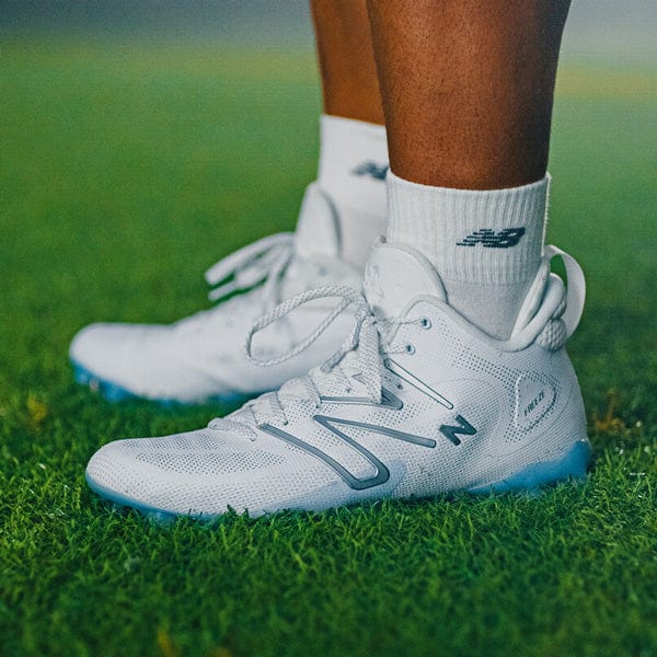 New Balance Freeze LX v4 Low Cleats White Lacrosse Fanatic