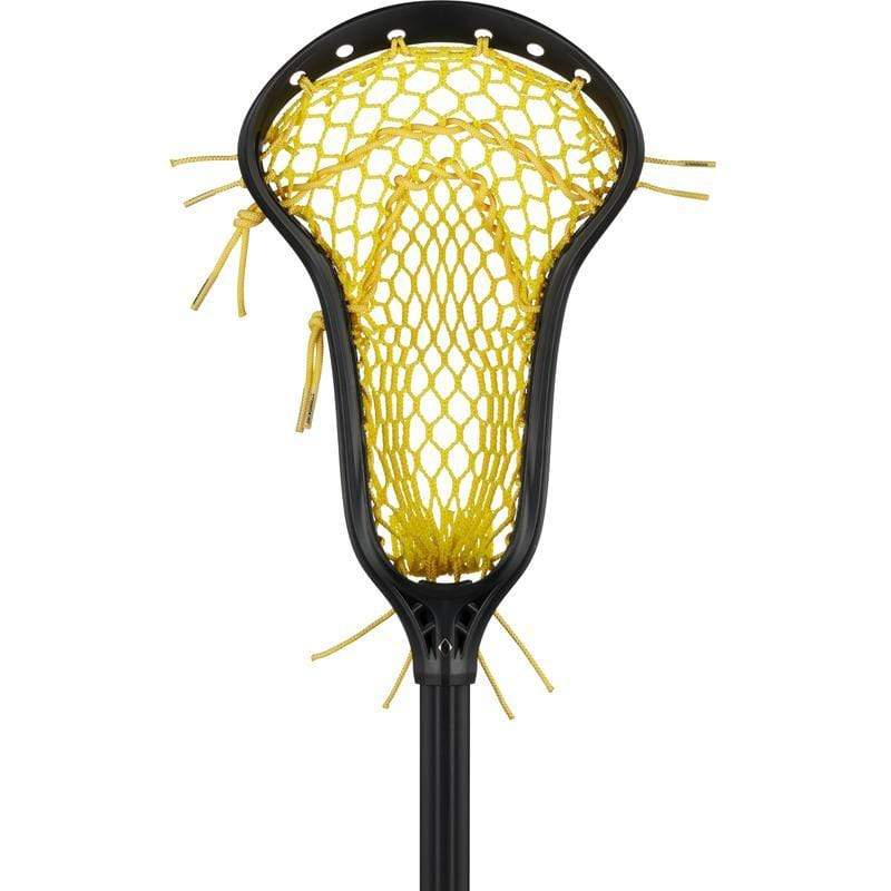 STRINGKING Complete Sticks Black/Yellow StringKing Complete 2 Pro Metal Midfield Women&#39;s Lacrosse Stick with Metal 3 Pro Shaft Type 4 mesh from Lacrosse Fanatic
