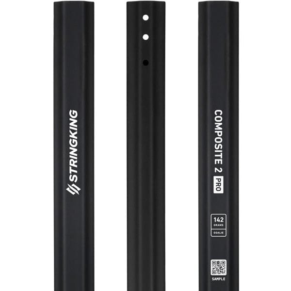StringKing Goalie Handles Black StringKing Composite 2 Pro Goalie Lacrosse Shaft - 142g from Lacrosse Fanatic