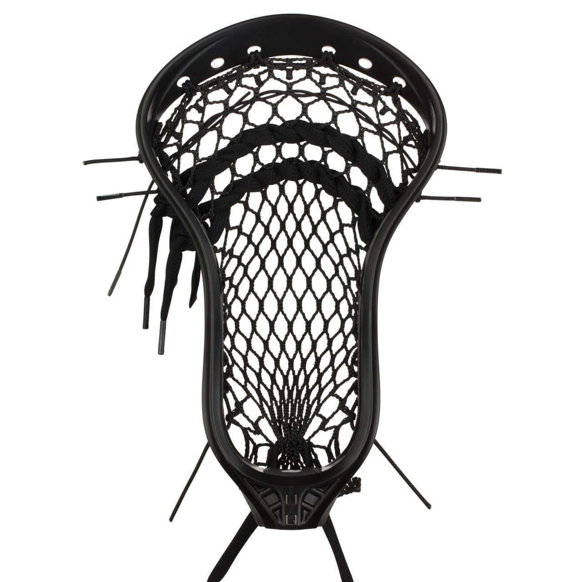 StringKing Mens Heads Black Factory Strung StringKing Mark 2F Face-Off Factory Strung Mens Lacrosse Head from Lacrosse Fanatic