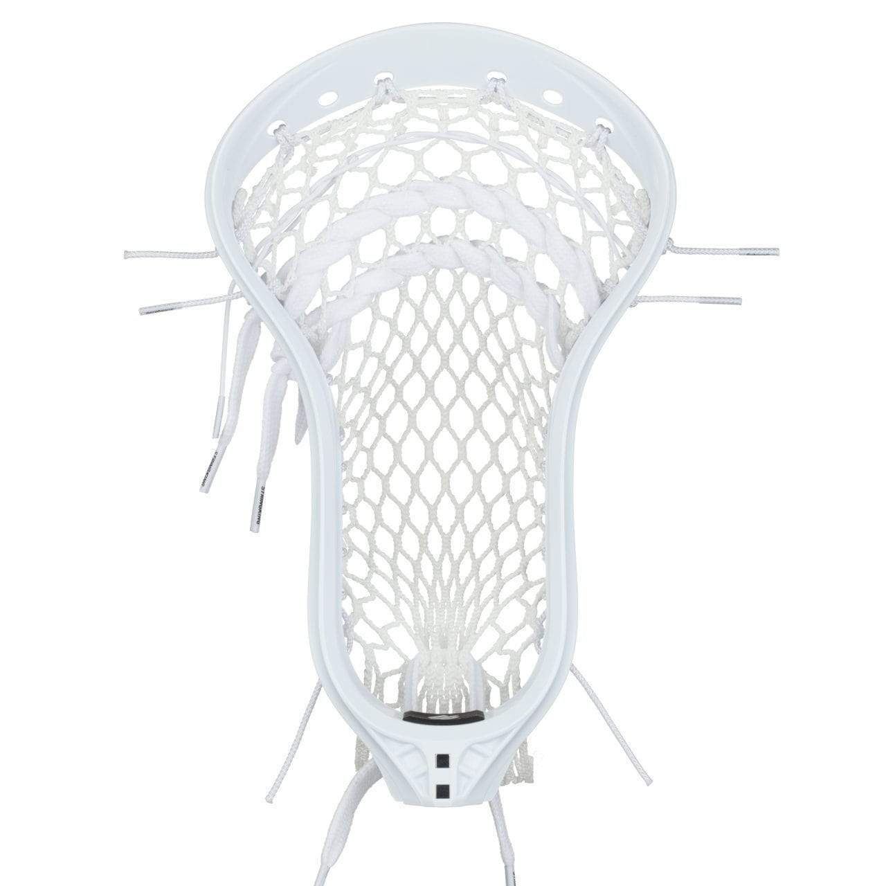 StringKing Mens Heads White Factory Strung StringKing Mark 2F Face-Off Factory Strung Mens Lacrosse Head from Lacrosse Fanatic