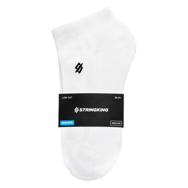 StringKing Socks Medium / White StringKing Athletic Low Cut Lacrosse Socks from Lacrosse Fanatic