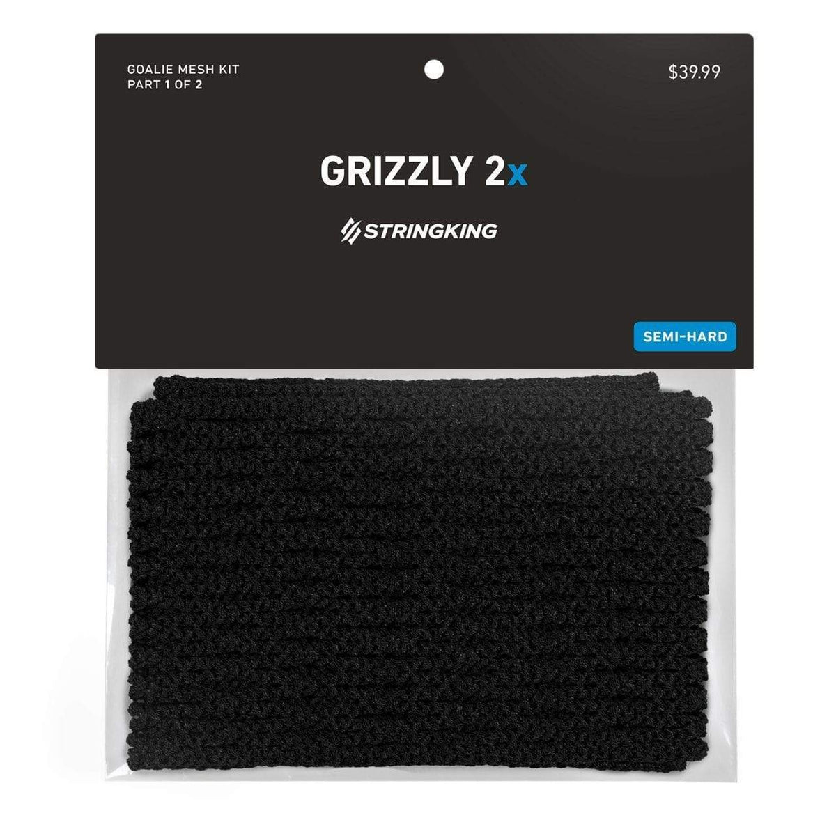 StringKing Stringing Supplies StringKing Grizzly 2x Goalie Lacrosse Mesh from Lacrosse Fanatic
