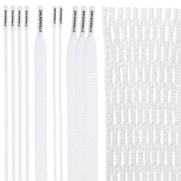 StringKing Stringing Supplies White / Face-Off StringKing Performance Type 4F Lacrosse Mesh KIt from Lacrosse Fanatic