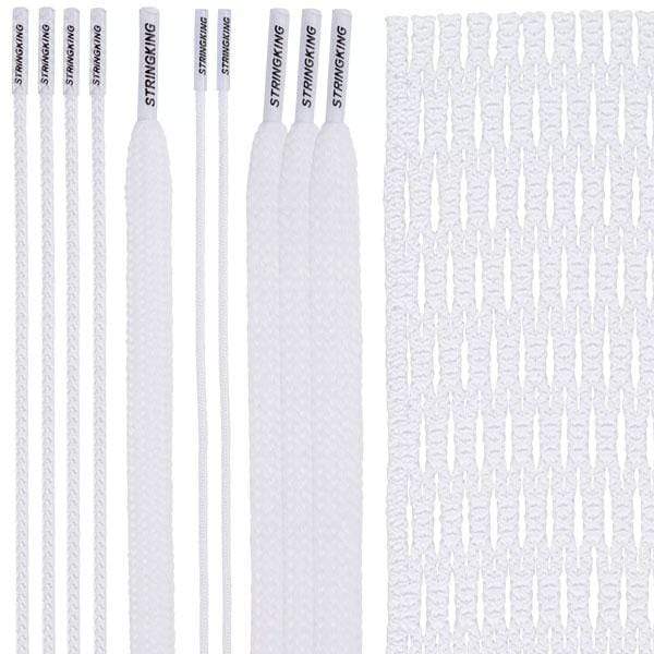 StringKing Stringing Supplies White / Semi-Soft StringKing Type 3s Lacrosse Mesh Kit from Lacrosse Fanatic