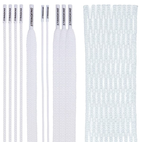 StringKing Stringing Supplies White / Semi-Soft StringKing Type 5s Semi-Soft Lacrosse Mesh Kit from Lacrosse Fanatic