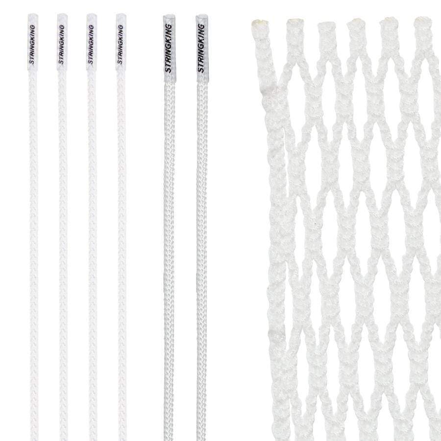 StringKing Stringing Supplies White StringKing Womens Type 4 Lacrosse Mesh Kit from Lacrosse Fanatic
