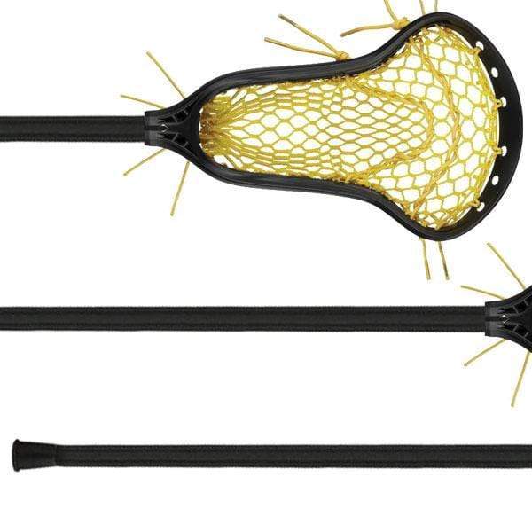 StringKing Womens Complete Sticks Black/Yellow StringKing Complete 2 Pro Metal Defense Women&#39;s Lacrosse Stick with Metal 3 Pro Shaft Type 4 mesh from Lacrosse Fanatic