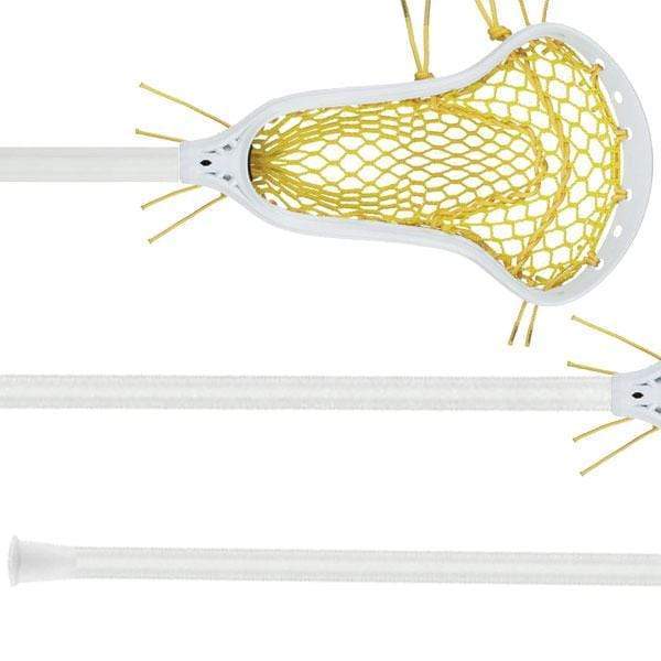 StringKing Womens Complete Sticks White/Yellow StringKing Complete 2 Pro Metal Defense Women&#39;s Lacrosse Stick with Metal 3 Pro Shaft Type 4 mesh from Lacrosse Fanatic
