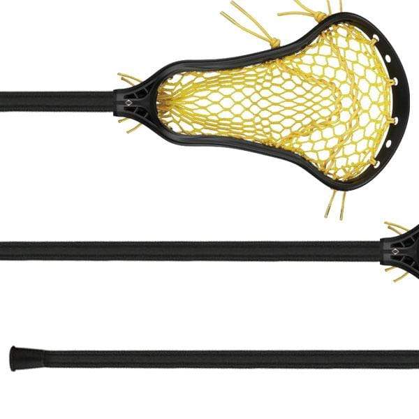 StringKing Womens Complete Sticks Black/Yellow StringKing Complete 2 Pro Offense Women&#39;s Lacrosse Stick with Composite Pro Shaft Type 4 Mesh from Lacrosse Fanatic