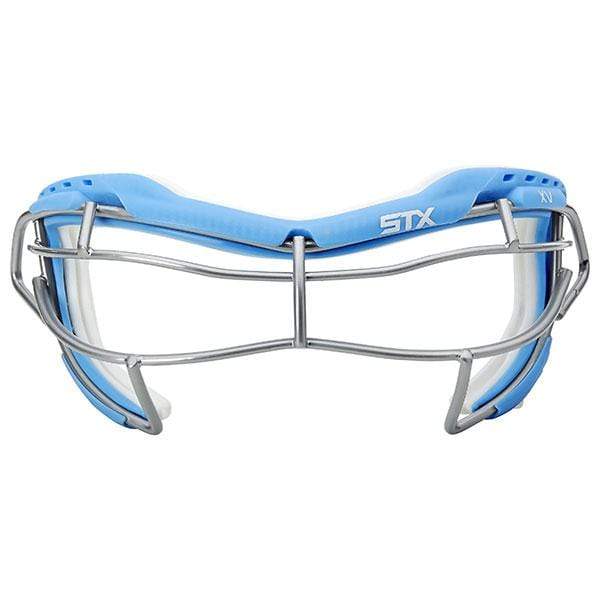 STX Goggles Carolina/White STX 4Sight Focus XV-S Goggles from Lacrosse Fanatic