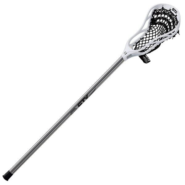STX Mens Complete Sticks White/White/Silver STX Stallion 50 Complete Stick from Lacrosse Fanatic