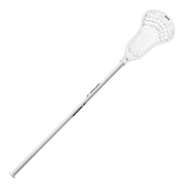 STX Mens Complete Sticks White/White/Platinum STX Stallion U 550 7000 Alloy Mens Complete Lacrosse Stick from Lacrosse Fanatic