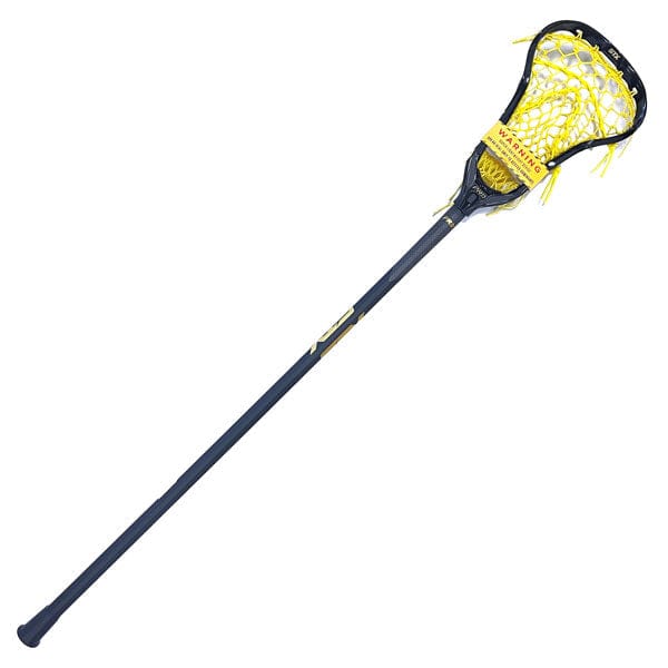 STX Womens Complete Sticks Black/Yellow/Black STX Crux Pro Women&#39;s Complete Lacrosse Stick with Crux Pro Mesh from Lacrosse Fanatic