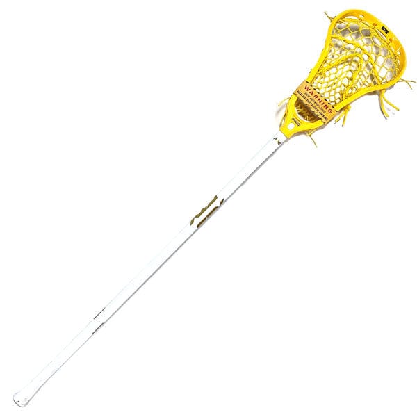 STX Womens Complete Sticks Yellow/Yellow/White STX Crux Pro Women&#39;s Complete Lacrosse Stick with Crux Pro Mesh from Lacrosse Fanatic