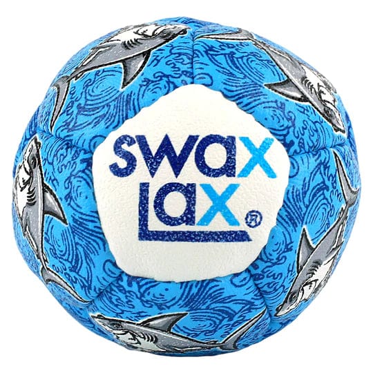 Swax Lax Lacrosse Balls Shark / 1 Ball Swax Lax Shark Lacrosse Training Balls from Lacrosse Fanatic