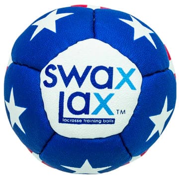 Swax Lax Lacrosse Balls Red/White/Blue / 1 Ball Swax Lax Stars &#39;n Stripes Lacrosse Training Balls from Lacrosse Fanatic