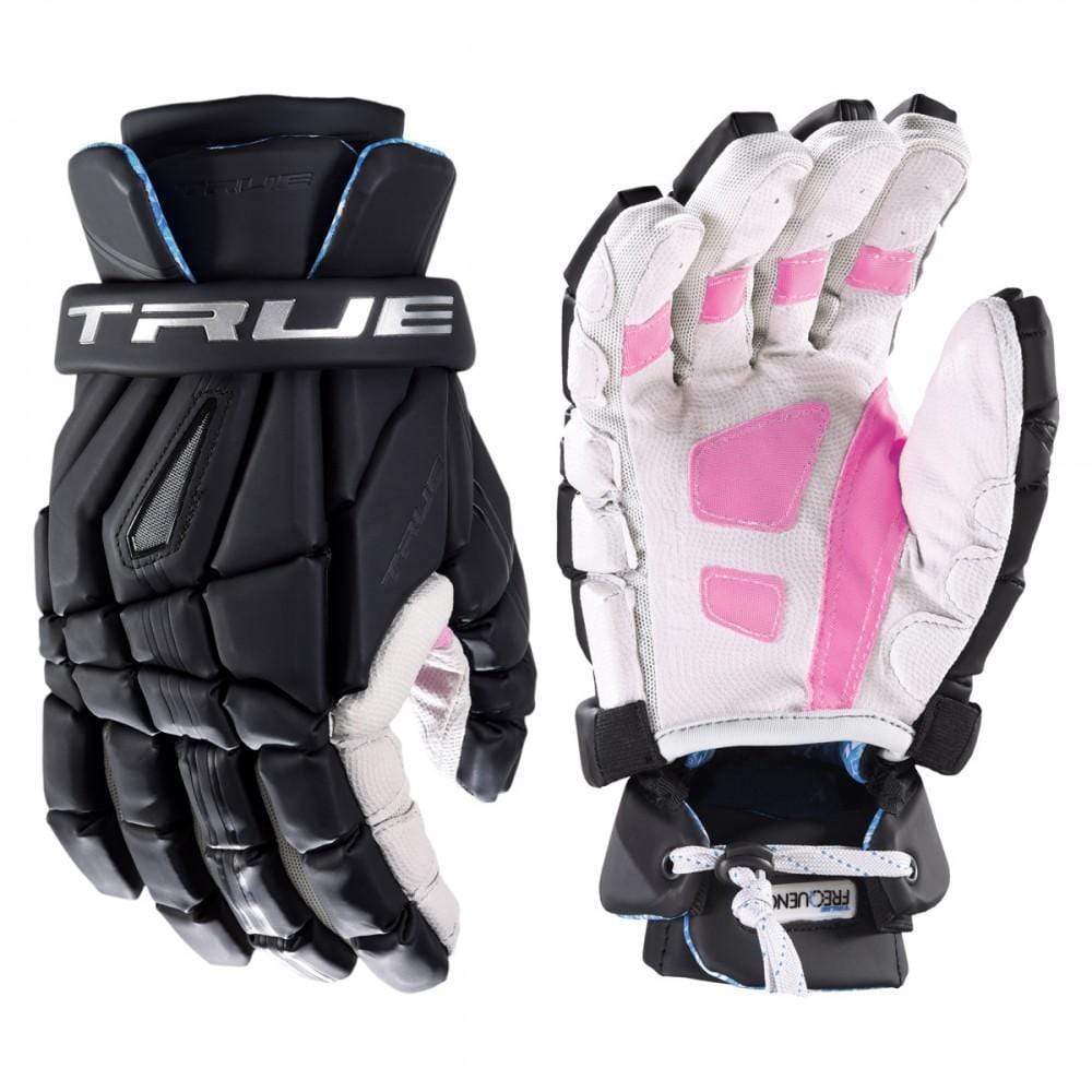 True Frequency Driver Right Hand Face Off Lacrosse Glove with Gecko Grip